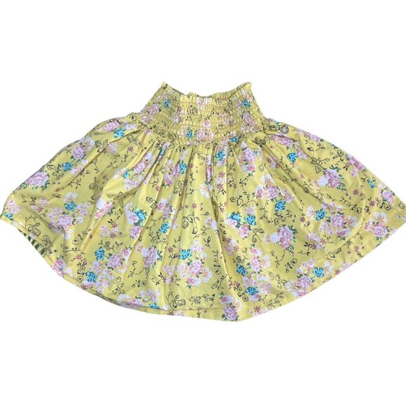 Matilda Jane Other - 435 by Matilda Jane Yellow Floral Skirt Girls Size 8 Elastic Waist ($38)